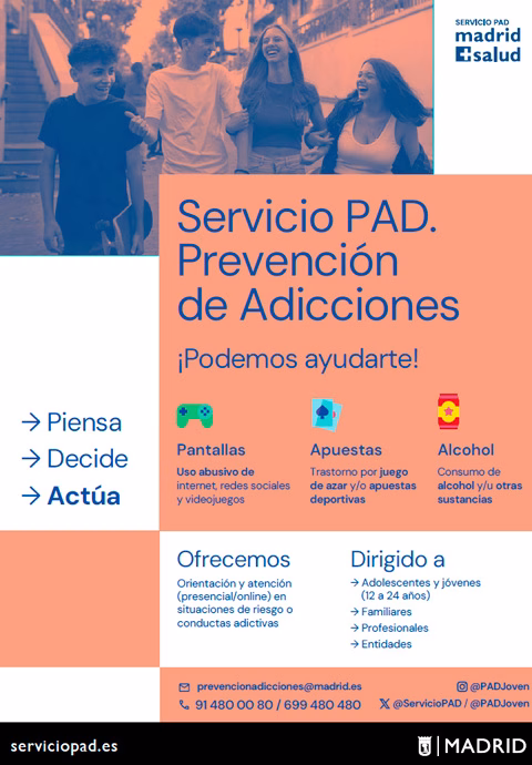 ServicioPad prevención de adicciones